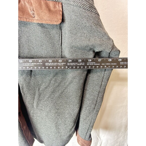 Chou Yatou Mens L Long Sleeve Gray Shacket - Picture 4 of 10